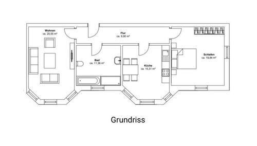 Foto - WG-geeignete 2-Zimmer-Wohnung in Augsburg