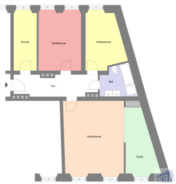 Foto - Etagenwohnung zur Miete in Zittau