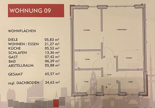 Foto - Etagenwohnung zur Miete in Vaale