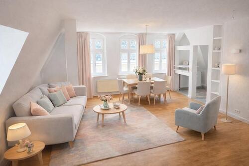 Foto - Renovierte und helle 3 Zimmer-Wohnung mit Einbauküche in einer modernen Altstadtvilla mitten in der Innenstadt von Bad Oeynhausen