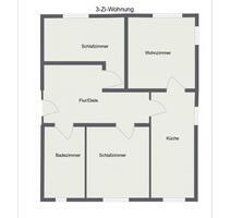 Ruhige 3-Zimmerwohnung - 670,00 EUR Kaltmiete, in Brachttal (PLZ: 63636)