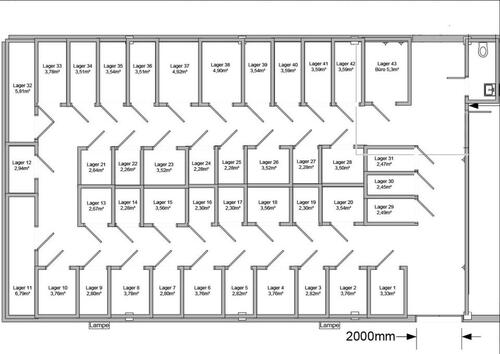 Foto - selfstorage, Lager, Lagerraum, Lagerplatz, Lagerbox keine Garage