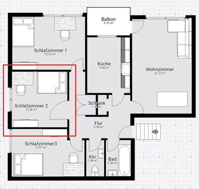 Foto - Etagenwohnung in Nordenham zur Miete