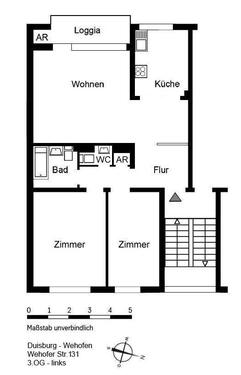 Foto - 3.5 Zimmer Etagenwohnung in Duisburg