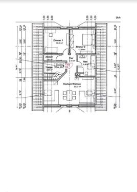 Foto - 3 Zimmer, Küche, Bad Wohnung im Dachgeschoß