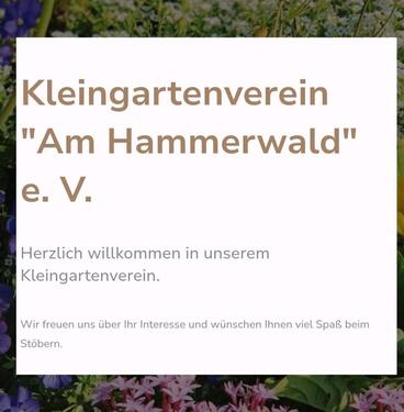 Foto - Kleingarten in Zwickau -Hammerwald