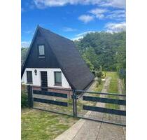 Ferienhaus Finnhütte❤️in der Mecklenb. Seenplatte,direkt am See - Burg Stargard
