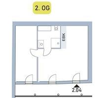 Gemütliche 2 Zimmer Wohnung barrierefrei mit Balkon in Tittmoning