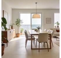 Moderne 4-Zimmer-Wohnung mit Balkon & Fußbodenheizung in ruhiger Bestlage von Wiesbaden-Biebrich