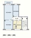 Foto - 3 Zimmer Etagenwohnung in Neubrandenburg