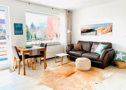 Foto - helle, moderne Ferienwohnung auf Borkum, Balkon, für 2 Erwachsene