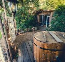 Ferienhaus mit Hund Hobbithöhle mit Sauna und Badezuber - Zernien