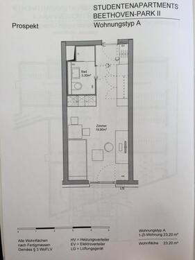 Foto - 1 Zimmer Etagenwohnung zur Miete in Augsburg