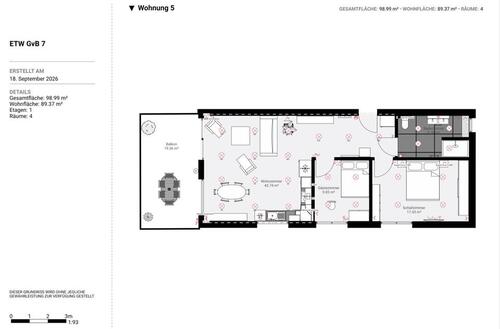 Foto - 3 Zimmer Etagenwohnung zur Miete in Buchen (Odenwald)