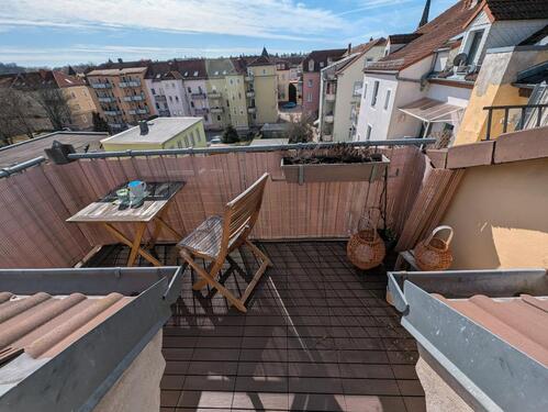 Foto - schöne und helle Dachgeschosswohnung mit Balkon & Stellplatz in Meißen