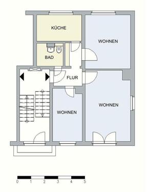 Foto - Etagenwohnung in Neubrandenburg zur Miete