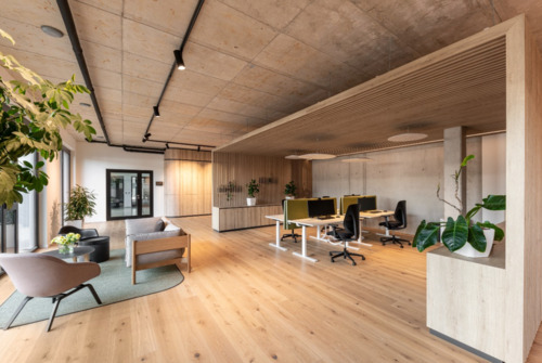 Foto - Modernes helles Büro (Optional mit Lagerhalle)