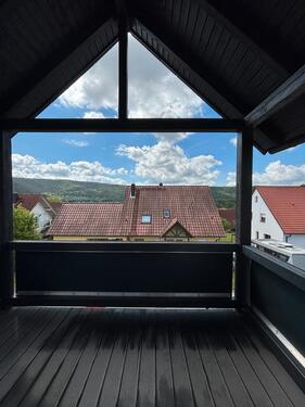 Foto - Wunderschöne neue DG Wohnung mit Blick über das schöne Saaletal
