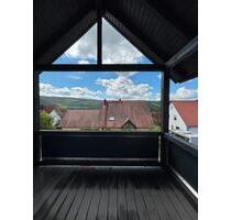 Wunderschöne neue DG Wohnung mit Blick über das schöne Saaletal - Bad Bocklet