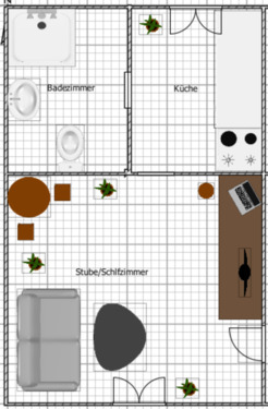 Foto - 1 Raum Wohnung, saniert, möbliert, Erstbezug 300€NK