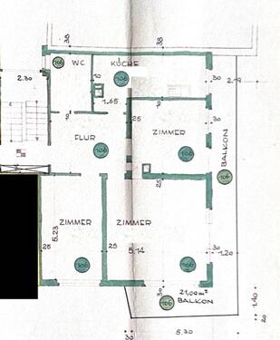 Foto - 3 Zimmer Wohnung mit großem Balkon - Erstbezug nach Sanierung