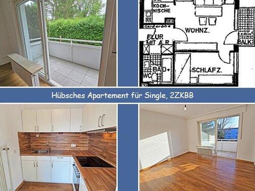 Foto - Hübsches Apartment für Single, 2ZKBB