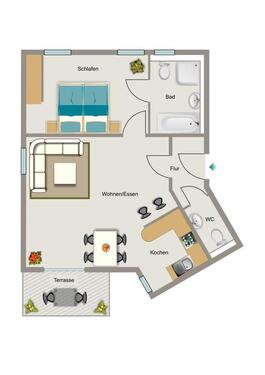 Foto - 2 Zimmer Etagenwohnung zur Miete in Essen