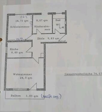 Foto - 3 Zimmer Etagenwohnung zum Kaufen in Weichs