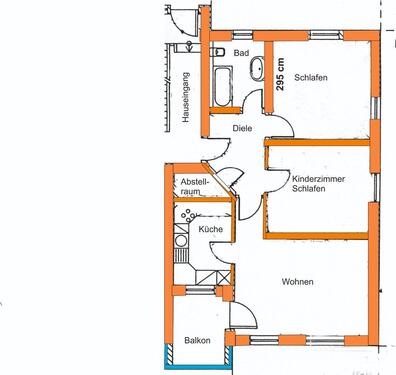 Foto - 3 Zimmer Etagenwohnung zur Miete in Viechtach