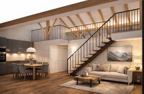 Foto - Lichtdurchflutete 3-Zimmer-Galeriewohnung - luxuriös saniert