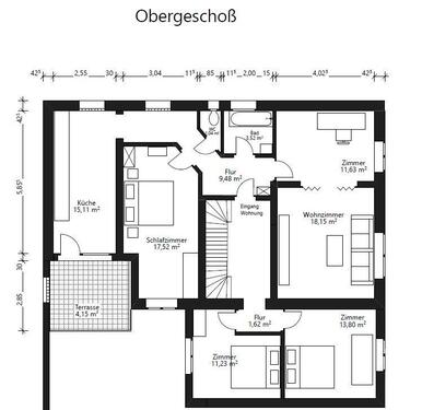 Foto - 5 Zimmer Etagenwohnung zur Miete in Heddesheim