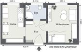 Foto - 1 Zimmer Etagenwohnung zur Miete in Gera