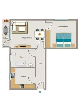 Foto - 2.5 Zimmer Erdgeschoßwohnung zur Miete in Gelsenkirchen