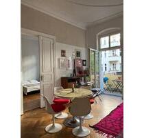 Untermiete: Sehr Schöne 100m Altbauwohnung + Balkon, Prenzl. Berg - Berlin Pankow