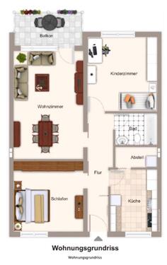 Foto - Etagenwohnung zur Miete in Voerde (Niederrhein)