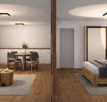 Luxuriös sanierte 2-Zimmer-Wohnung mit Terrasse in Sulzberg