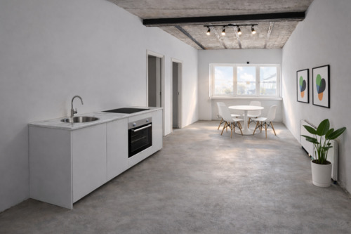 Foto - Moderne Loft-Büros mit Gemeinschaftsbereich