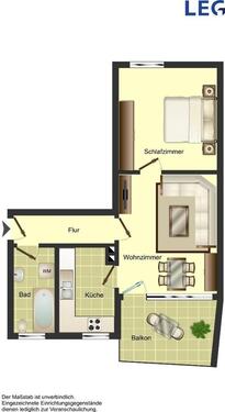 Foto - 2 Zimmer Etagenwohnung zur Miete in Bocholt