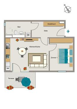 Foto - Etagenwohnung zur Miete in Essen