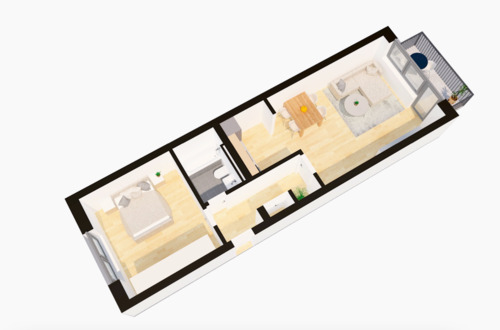 Foto - Helles Apartment in Münster - 950,00 EUR Kaltmiete,