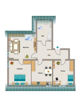 Foto - Etagenwohnung zur Miete in Duisburg