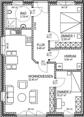 Foto - Reihenhaus in Büchen zur Miete