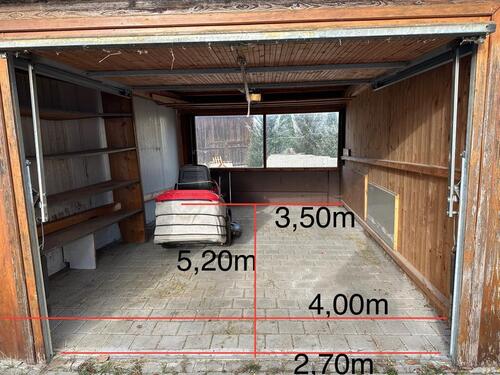 Foto - Einzelgarage Garage Winterquartier Lager Hobbyraum