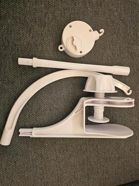 Foto - Mobile Halterung für Babybett, Mobile Ständer mit Spieluhr