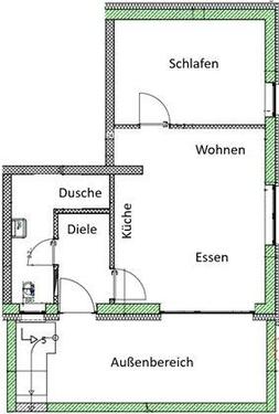 Foto - 2 Zimmer Etagenwohnung zur Miete in Ober-Olm