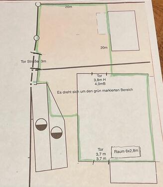 Foto - Große Helle Lagerhalle - 1.500,00&nbsp;EUR Kaltmiete, ca.&nbsp; 4,00&nbsp;m&sup2;