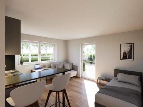 Foto - Neubau 1-Zimmer-Wohnung für Studenten Azubis