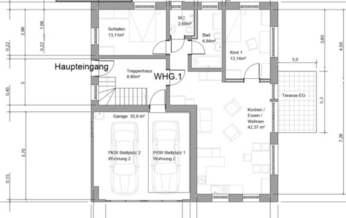 Foto - Etagenwohnung zur Miete in Bretten