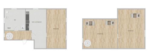 Foto - 3 Zimmer Maisonettenwohnung zur Miete in Lohr am Main