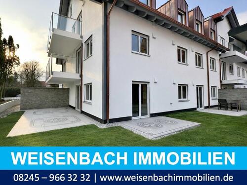 Foto - Süd & Ost Terrasse - 2 Exklusive Bäder - 2 Schlafzimmer - Hochwertige Einbauküche - Neubau-Mietwohnung in Türkheim